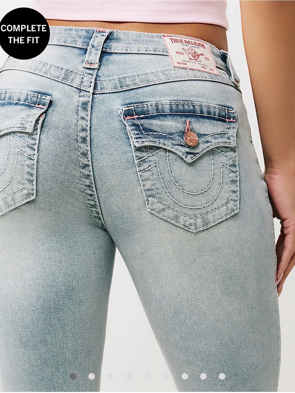 Nwt True Religion Light Wash Women's Skinny Jeans Retailed At $204